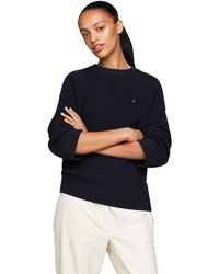 Tommy Hilfiger - Co Cardi Stitch C-nk Swt Ww0ww40751 Pullovers - Lyst