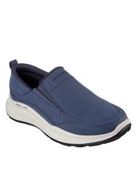 Skechers - S Relaxed Fit: Equalizer 5.0 Harvey Trainers Navy 10 - Lyst