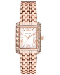 Michael Kors - Emery Stainless Steet Glitz Watch - Lyst