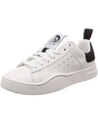 DIESEL Leather 's-clever Low W' Sport Shoes in White - Lyst