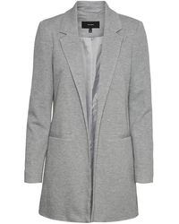 Vero Moda - Jerseyblazer VMVERINA LS LONG BLAZER - Lyst