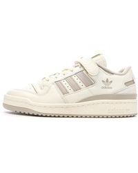 adidas - Forum 84 Low Ecru Sneaker - Lyst