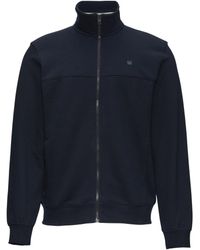 S.oliver - Sweatjacke mit Stehkragen und Logo-Detail Navy M - Lyst