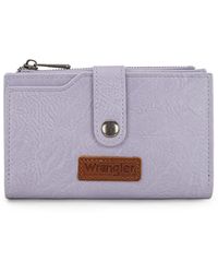 Wrangler - Portafogli per le donne Slim Bifold Porta carte di credito - Lyst