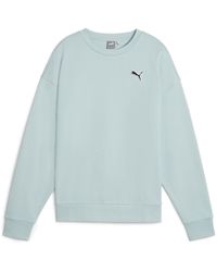 PUMA - Better Essentials Sweatshirt MTurquoise Surf Blue - Lyst
