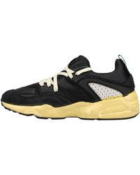PUMA - Mens Blaze Of Glory The Neverworn Lace Up Sneakers Shoes Casual - Black, Black-whisper White-mello, 8 - Lyst