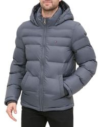Tommy Hilfiger - Down Alternative Hooded Puffer Jacket - Lyst