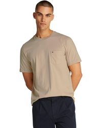 Tommy Hilfiger - T-Shirt Kurzarm Essential mit Brusttasche - Lyst