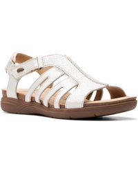 Clarks - April Belle ( Leather) Sandals - Lyst
