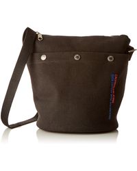 Calvin Klein Canvas Utility Bucket W/Z - Negro