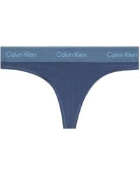 Calvin Klein - String Lv00qf8518 Thong - Lyst