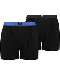 PUMA - Loose Fit Jersey Boxer 2 Pack - Lyst