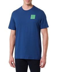 Calvin Klein - T-Shirt Kurzarm Gradient Monogram Logo aus Baumwolle - Lyst