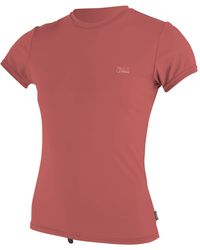 O'neill Sportswear - Rash Guard Wms Graphic S/s Sun Shirt Tea Rose M - Lyst