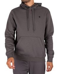 G-Star RAW - Premium Core Hooded Sweatshirt,grey - Lyst