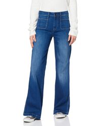 Pepe Jeans Maria 70's Flared Jeans - Blue