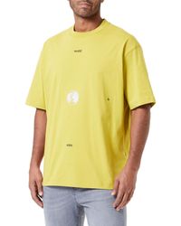 DIESEL - _t-wash-l9 Maglietta_shirt_yellow_xl - Lyst