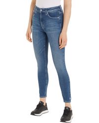 Calvin Klein - Jeans High Rise Super Skinny Ankle Skinny Fit - Lyst