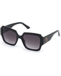 Guess - Sunglasses Gu7681 01b Black Smoke Size 54 Mm - Lyst