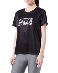 Nike - W Nk Df Swoosh Run Ss Top Sweatshirt - Lyst