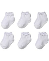 Amazon Essentials - Calcetines Tobilleros con Borde Ondulado Niña - Lyst