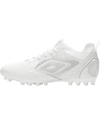 Umbro - S Tocco Ii P Ag Astro Turf Football Boots White/met Chrome 9.5 - Lyst