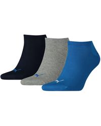 PUMA - , 6 paia di calzini da ginnastica, stile sportivo, colore blu/grigio mélange, 39/42. - Lyst