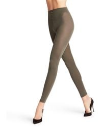 FALKE - Softmerino W Le Wool Cotton Thick Plain 1 Pair Leggings - Lyst