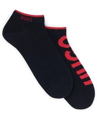 HUGO - 2-pack Logo Ankle Socks - Lyst