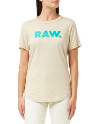 G-Star RAW - Raw. Slim R T Wmn T-shirt - Lyst