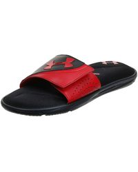 under armour cushioned slides