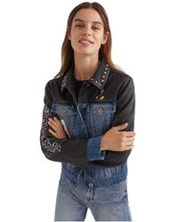 Desigual - S CHAQ_Mickey World Kunstlederjacke - Lyst