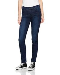 Cheap Monday Original Tight Fit Jean With Busted Knees in Blue - Lyst