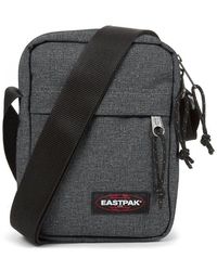 Eastpak - The One - Schoudertas, 2.5 L, Black Denim (grijs) - Lyst