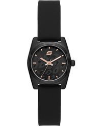 Skechers - Rosencrans 30 Mm Kwart Analoog Horloge Met Siliconenriem En Plastic Kast - Lyst