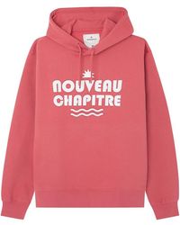 Springfield - Reconsider Hooded Sweatshirt with Noveau CHAPITRE Print ON Chest Sudadera - Lyst