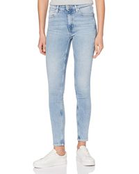 Calvin Klein Ckj 010 High Rise Skinny Pantalones - Azul