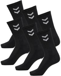 Hummel - Sportsocken im 6er Pack I schwarz 36-40 - Lyst