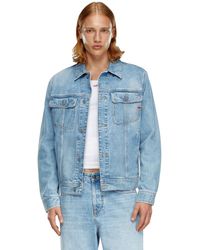 DIESEL - Giacca trucker regular - Lyst