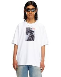DIESEL - _t-boxt-k4 Maglietta_sweatshirt_white_l - Lyst
