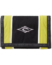 Rip Curl - Archive Cord Surf Polyester Wallet in Neon Lime - Lyst