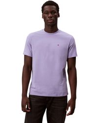 Calvin Klein - T-Shirt Kurzarm Classic Monogram Tee mit Rundhalsausschnitt - Lyst