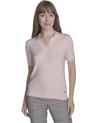 Tommy Hilfiger - Short Sleeve Johnny Collar Polo Sweater - Lyst