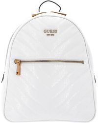 Guess - Vikky Backpack White - Lyst