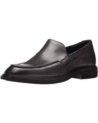 ecco black slip on shoes