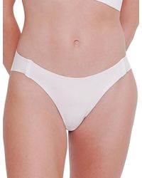 Sloggi - Zero Feel 2.0 Hoge Been Onderbroek Zijde Wit - Lyst