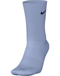 Nike - 6 Pack Sports Dri-fit Moisture Wicking Athletic Crew Socks Red Yellow Blue Green Purple Orange White - Lyst
