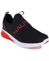Nautica - Casual Fashion Sneakers-Walking Shoes-Lightweight Joggers-Coaster-Black Red 1-10 - Lyst
