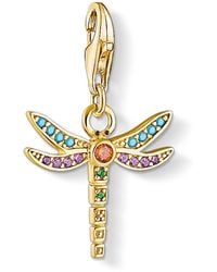 Thomas Sabo - Charm-Anhänger Libelle bunt 925 Sterling Silber 1758-974-7 - Lyst