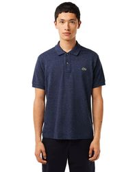 Lacoste - Marl Short Sleeve Polo Shirt - Lyst